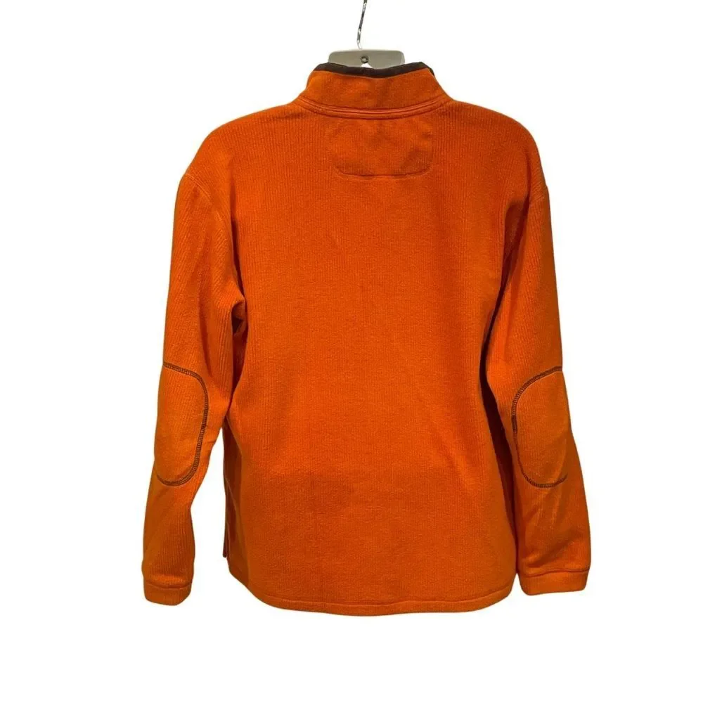 Tommy Bahama Men’s Quarter-Zip Pullover – Orange – Size Large - Picture 2 of 9